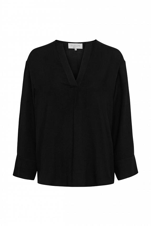 ENVELOPE1976 Cascais Blouse Black-3